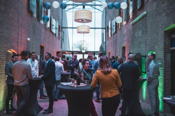 Finance Drinks locatie met deelnemers